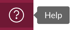 Canvas Help Icon